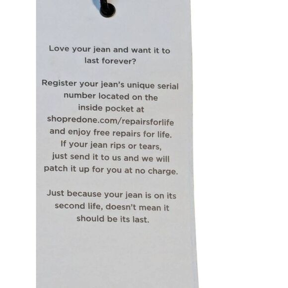 NWT Levi's O.G. 501's Redone. Size 29 - Picture 14 of 14